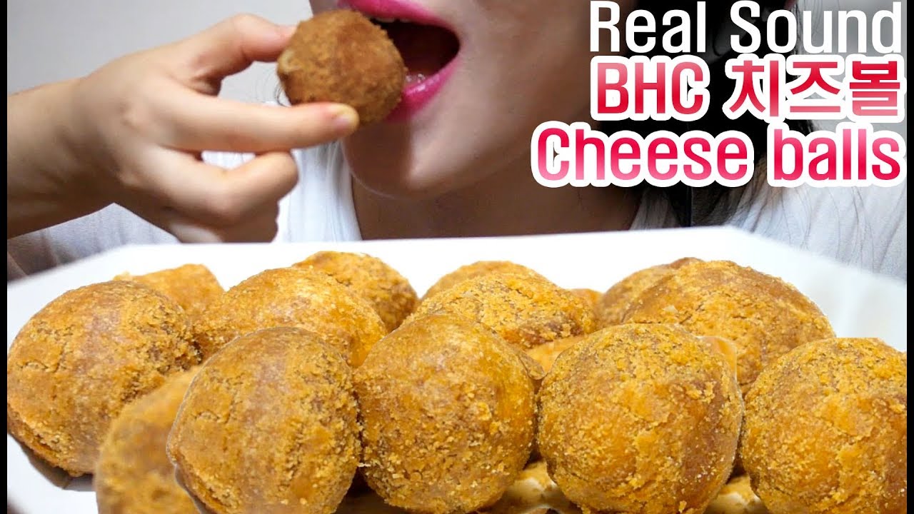 BHC 치킨 치즈볼 리얼사운드 먹방 |Mozzarella Cheese balls ASMR Real Sounds|チーズ 芝士球  phô mai