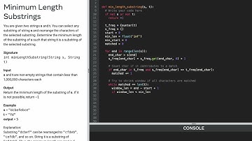 Meta General Engineer Interview Prep - Strings - Minimum Length Substring - Python