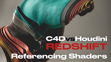 .//C4DvsHOUDINI//.REDSHIFT - Referencing Shaders