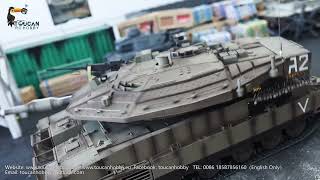 The HengLong 1/16 RC Tank IDF Merkava MK IV. #rc #rctank