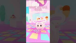 qna time! mine is ccbd ;) #adoptme #adoptmepets #cutecore #roblox #shorts #fyp #viral