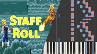 Piano - SNES Dragon Ball Z Super Butouden 3 - Staff Roll screenshot 2