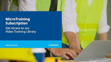 Emerson MicroTraining Subscription