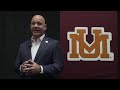 University of Montana's new president takes the stage for first public address