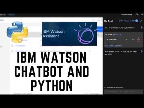 IBM Watson Assistant Chatbot with Python | #143