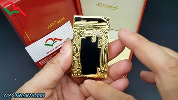 Nghe tiếng đóng mở nắp bật lửa Dupont D81V sơn mài | Deva.vn | Giá 750.000 Đ