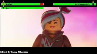 The Lego Movie 2: The Second Part (2019) Final Battle with healthbars