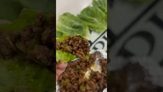 Super Simple Beef Lettuce Wraps