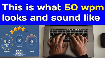 What 50 wpm looks and sound likes 😍 (56wpm) | 50 wpm typing speed test | 50 words per minute typing