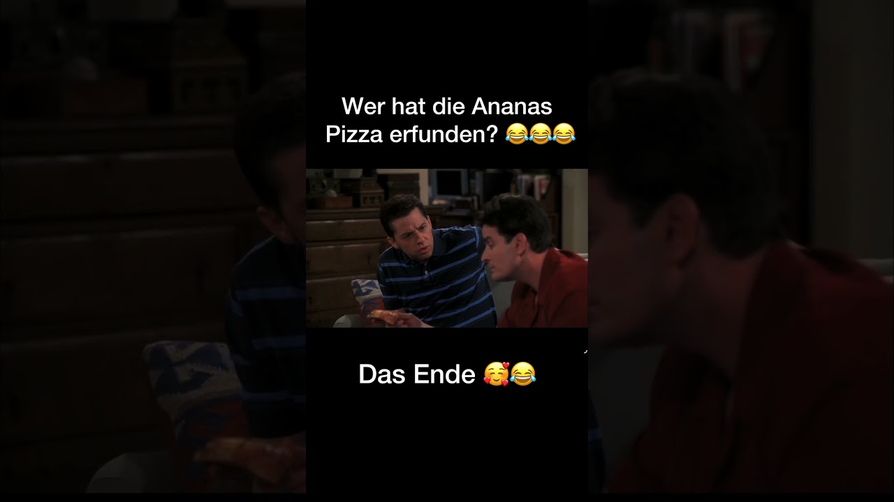 Charlie fragt sich wer die Ananas Pizza erfunden hat - Two and a half men beste Szenen deutsch
