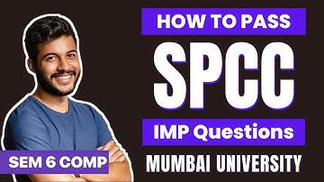 System Programming and Compiler Construction Important Questions | How To Pass SPCC | Sem 6 Computer