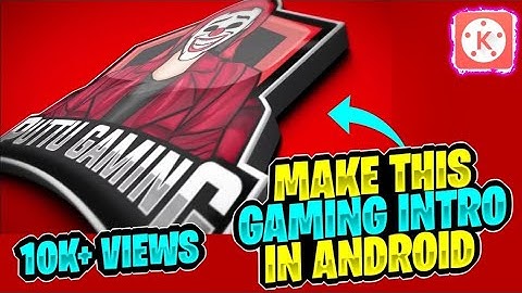 How to make puttu gaming intro at phone easy malayalam🤟