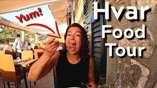 WHAT TO EAT IN HVAR CROATIA Hvar & Stari Grad Croatian Food Tour!