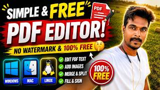 Simple and Free PDF Editor! 📄🖊️ (No Watermark & 100% Free)