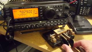 Test QSO with a lovely Yaesu FT-900