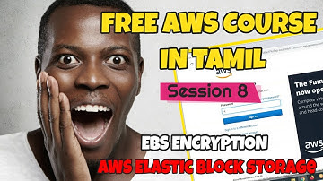 12-  AWS Elastic Block Storage EBS, EBS Encryption, Snapshot Lifecycle manager | Tamil