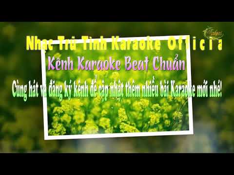 Hoa Trinh Nữ - Karaoke - Song Ca