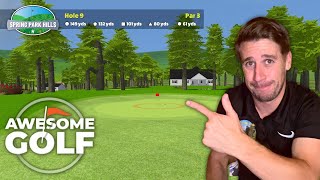 Playing Courses on Awesome Golf: First Impressions | GSPro & TGC 2019 Comparison