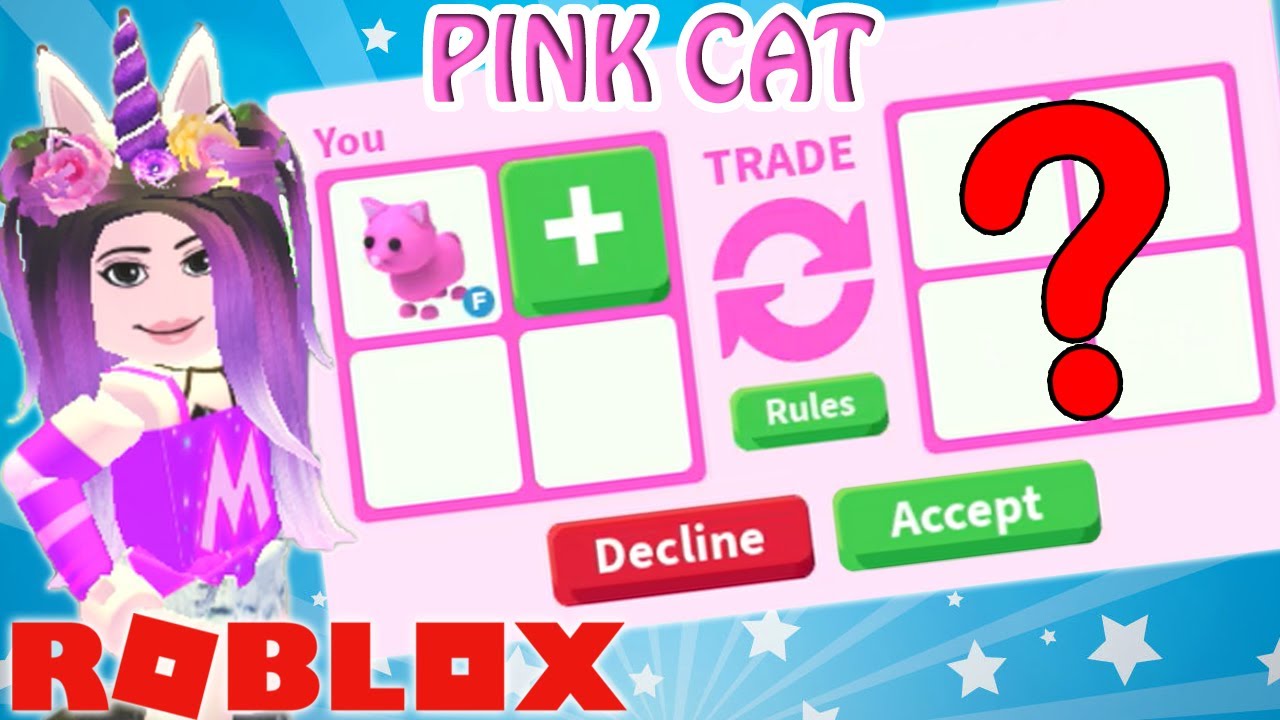 What People Trade For Fly Pink Cat In Adopt Me Roblox Adopt Me Trading Youtube - what people trade for neon pink cat adopt me roblox youtube