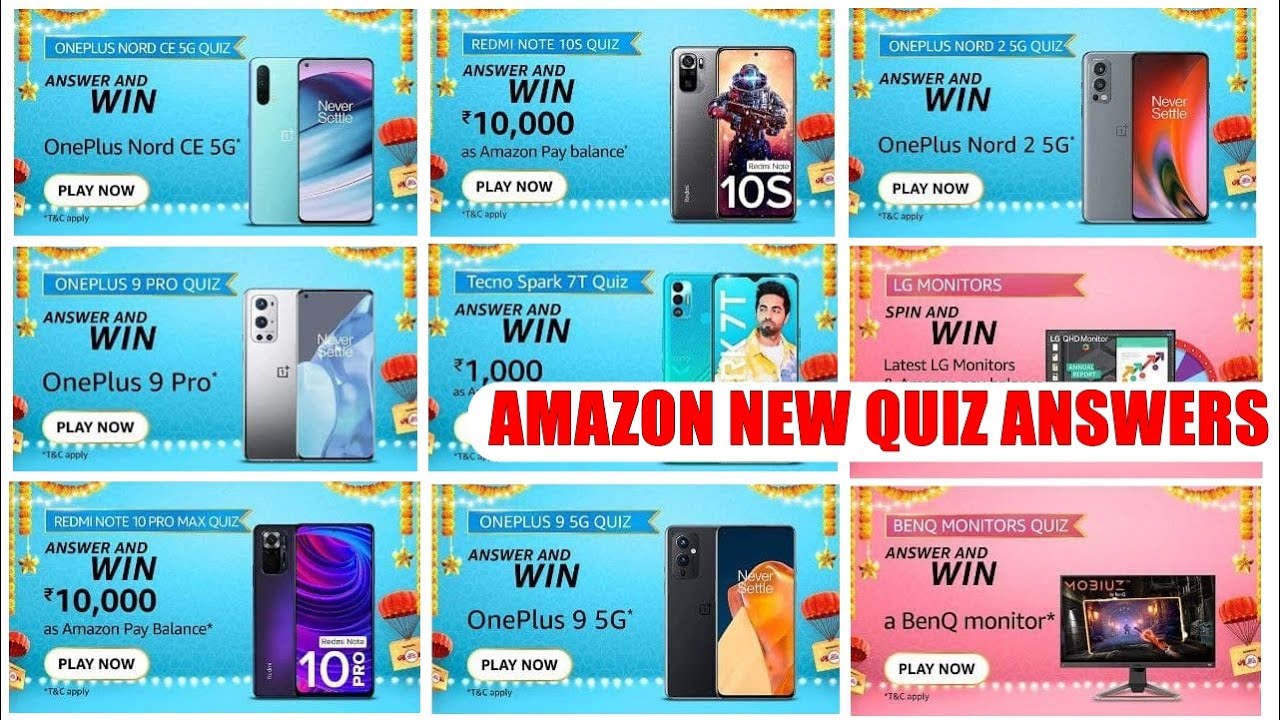Amazon Quiz Answers Today 19 September 21 Youtube