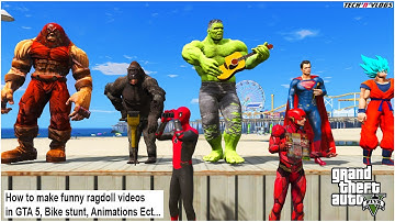 How To Make GTA 5 Funny Ragdoll Videos | A Complete Ragdoll Tutorial GTA V