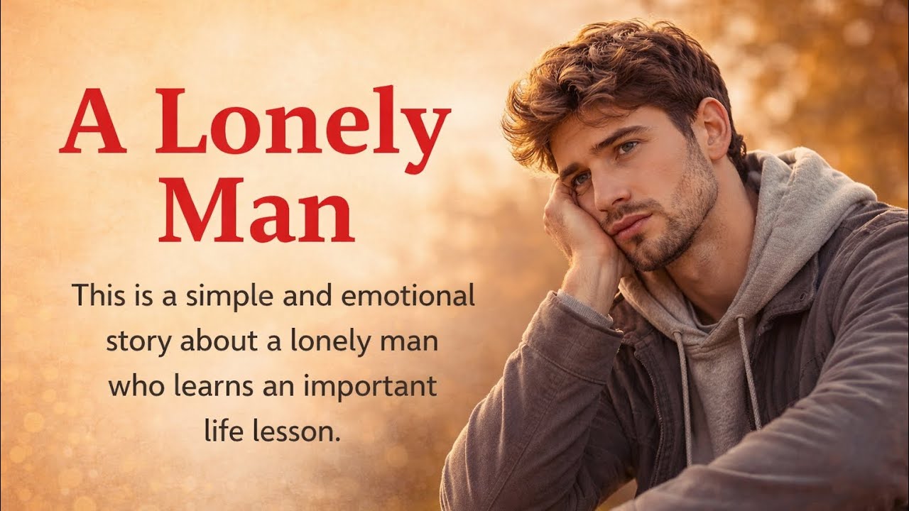 The Story of a Lonely Man | Inspirational English Story | Learn English Through Video