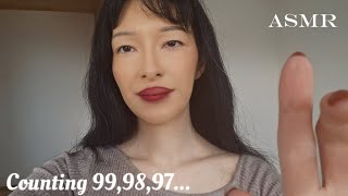 ASMR Counting 99-0 |Whispering Ear To Ear |Face Touching |Personal Attention 😴