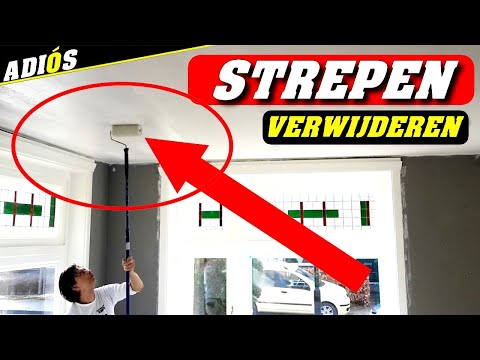 PLAFOND SCHILDEREN. ZO VOORKOM JE STREPEN IN JE PLAFOND TIJDENS HET SCHILDEREN! (handige tips) @schildersbedrijfedens