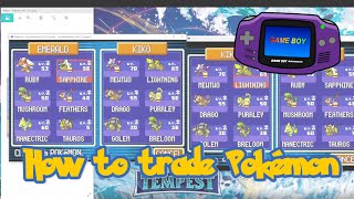 How to Trade Pokémon using VisualBoyAdvance Emulator 2023