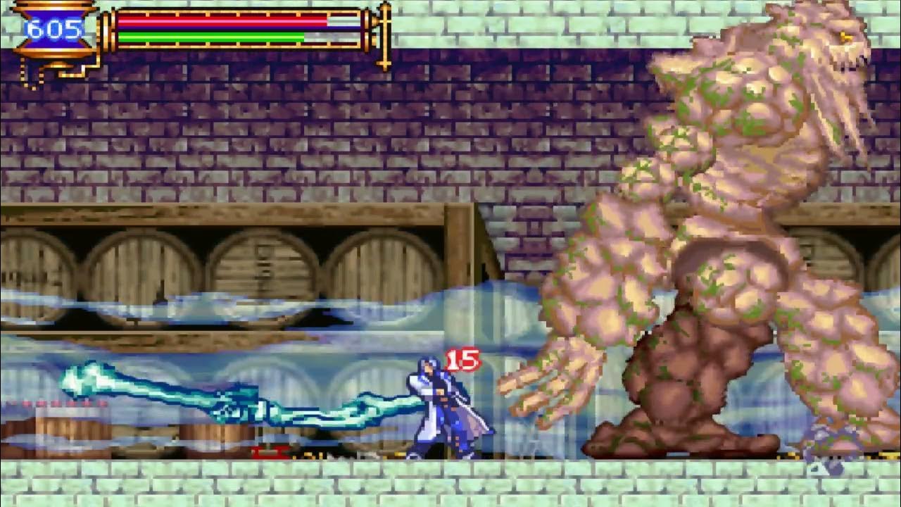 Castlevania Aria of Sorrow Big Golem YouTube