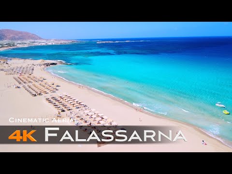 FALASSARNA 🇬🇷 One of the Best Beaches in the World | Drone 4K | Φαλάσαρνα