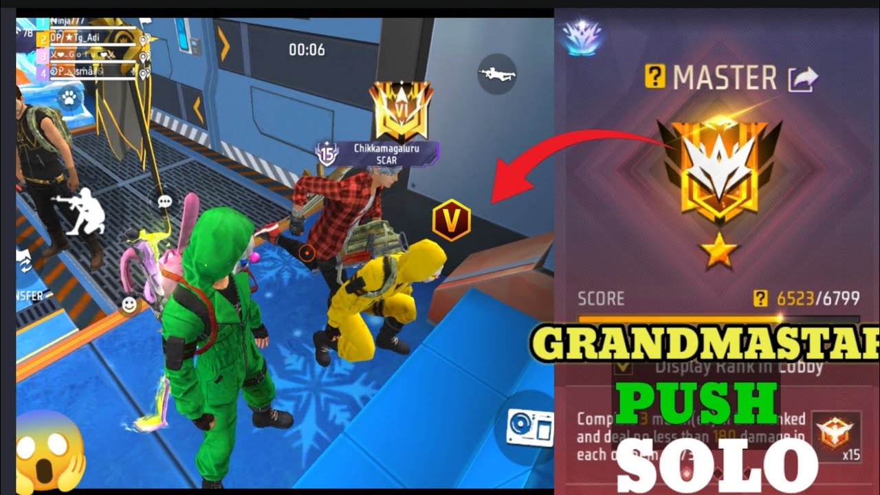 Grandmaster pushing Top 1 In Solo Solo Rank PUSH Tips and tricks - YouTube
