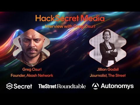 Interview With Greg Osuri, Founder Of Akash Network - video from Secret Network