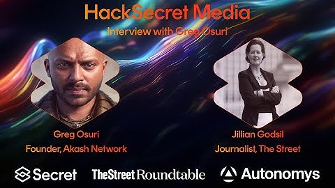 Interview With Greg Osuri, Founder Of Akash Network
