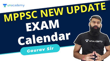 MPPSC NEW UPDATE || EXAM Calendar || Gaurav Sharma