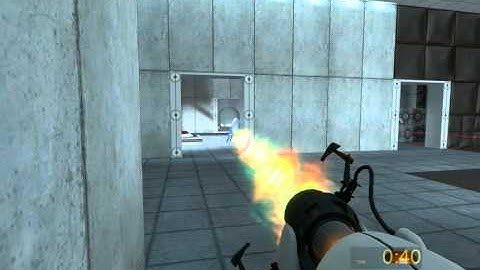 Portal 1 Chamber 16 Least Time Challenge (51 Seconds)