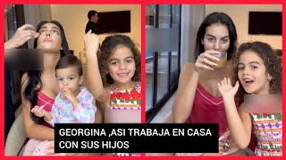 ❤️ GEORGINA RODRÍGUEZ Y SUS HIJOS EN UN VIDEO MUY CASERO