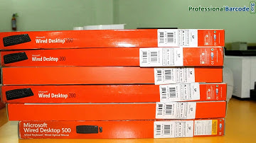 Generate barcode label for different type of products