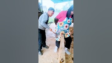 The process of nailing rebar = good tools can increase efficiency