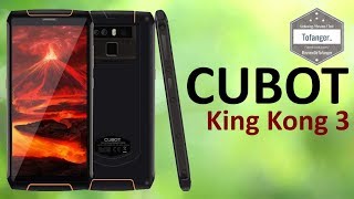 CUBOT King Kong 3 Smartphone 4G - IP68 - 5,5 pouces - 4GB Ram 64GB Stockage - Android 8,1 - 6000 mAh