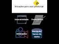 Situações para usar o JavaScript #programação #aprender #javascript