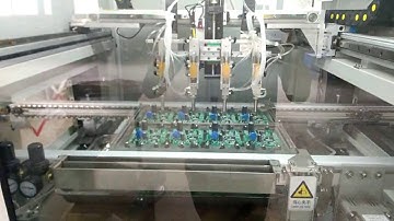 Complete Flow Line HP-6304 selective conformal coating machine for LED display board PCB surface