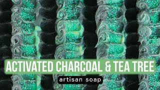 Activated Charcoal & Tea Tree Essential Oil Soap | Royalty Soaps