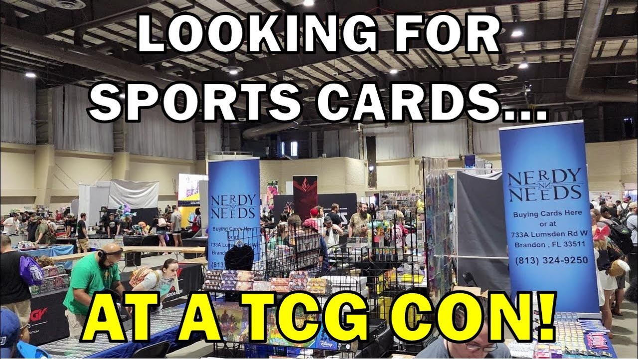 Hunting for Sports Cards at the Trading Card Game Con in Tampa, Florida