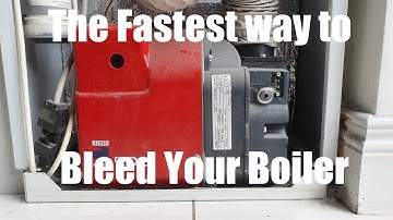 The Fastest Way to Bleed a Boiler (Riello RDB)