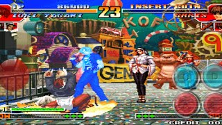 (#MobileGamePlay) The King Of Fighters 97 Plus | Sacred Treasure Team | ( Infinite Power Gauge) screenshot 2
