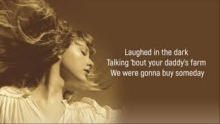 Taylor Swift - We Were Happy (Taylor&#39;s Version) (From The Vault) (Lyrics)
