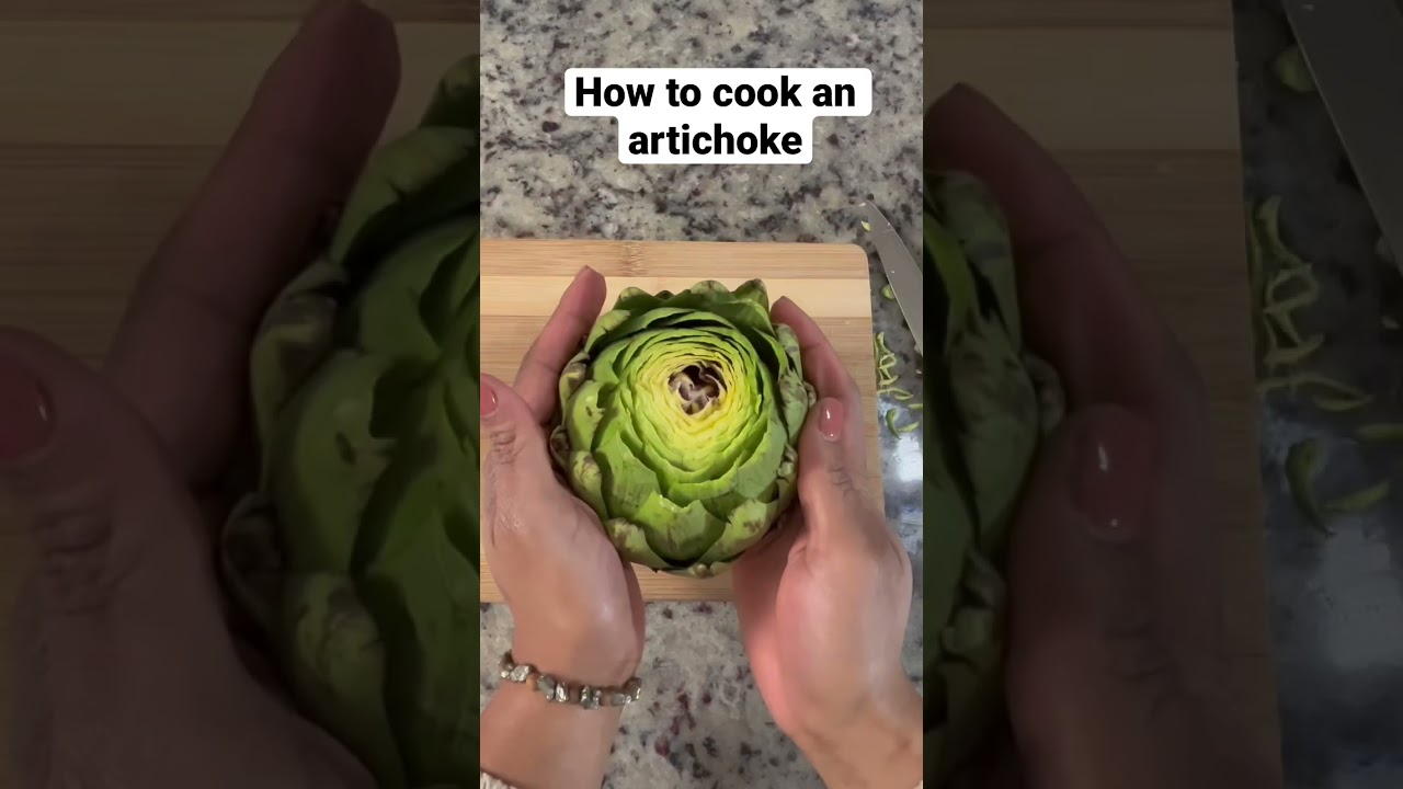How to cook an artichoke | How to cut an artichoke