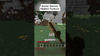 Did You Know Armor Stands Hidden Feature?