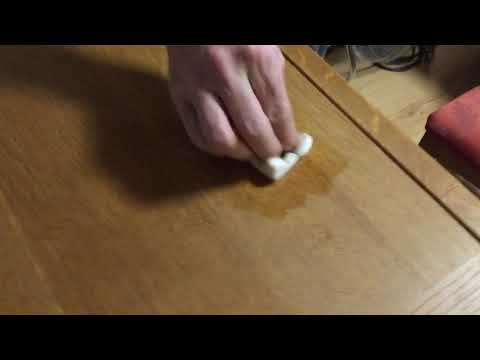 How to remove cup stains and black water ring marks from wooden table